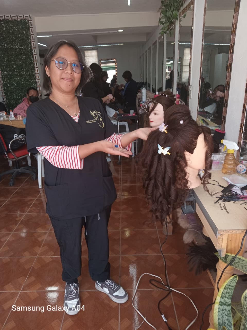 Práctica de peinado